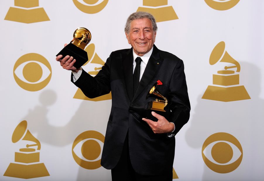 Bennett holds a couple more Grammy Awards that he won in 2012. He won one for his album "Duets II" and one for his song "Body and Soul" with Amy Winehouse.