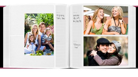 Photo album with Pioneer fabric frame cover