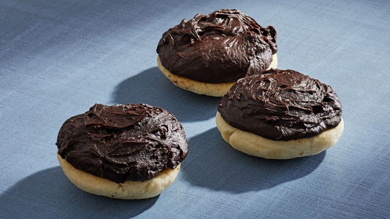 <strong>Baltimore: </strong>These fluffy Berger cookies are similar to cake rounds, topped with a rich, fudgy brownie-style frosting. 