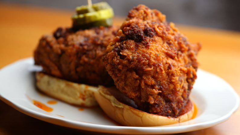 <strong>Nashville, Tennessee: </strong>The Music City turns up the heat on fried chicken, which originated in renowned Black restaurants like Hattie B's and Prince's Hot Chicken Shack. 