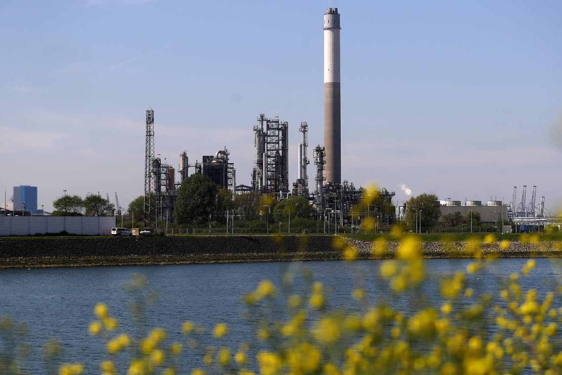 A BP refinery in the Port of Rotterdam in the Netherlands. 