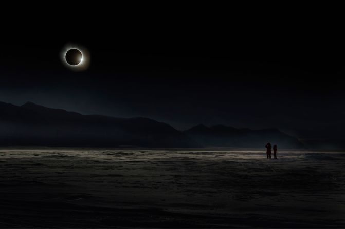 Alekseev also captured this image of a total solar eclipse in Svalbard, Norway.