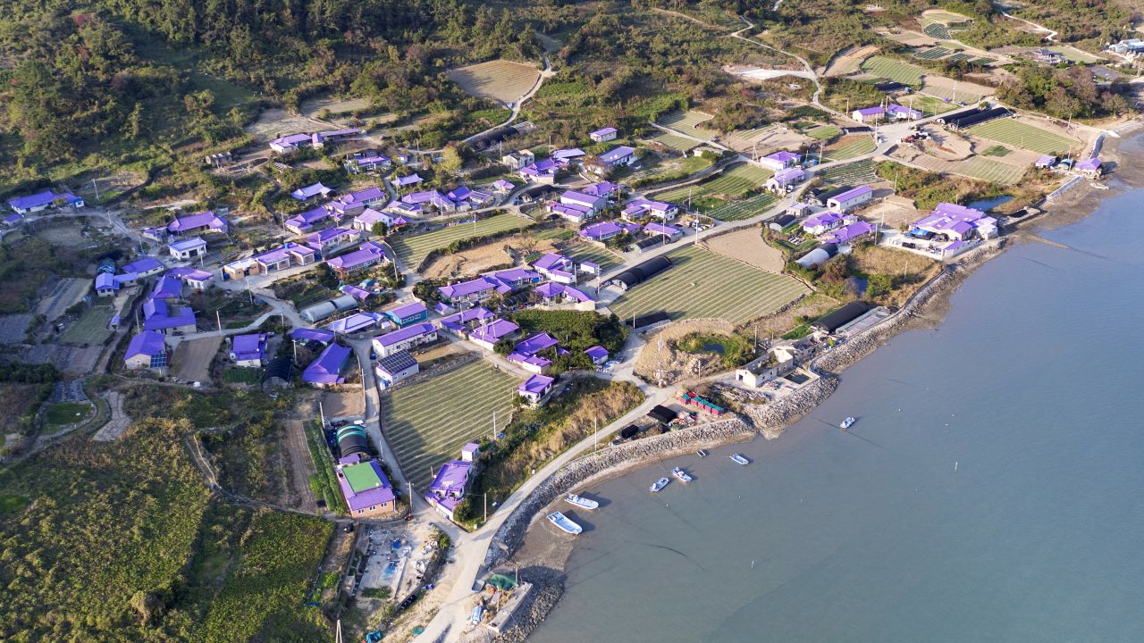 <strong>Banwol Island:</strong> This island off the coast of western South Korea came up with a way to revitalize the economy: become an Instagram attraction by going all in on the color purple.