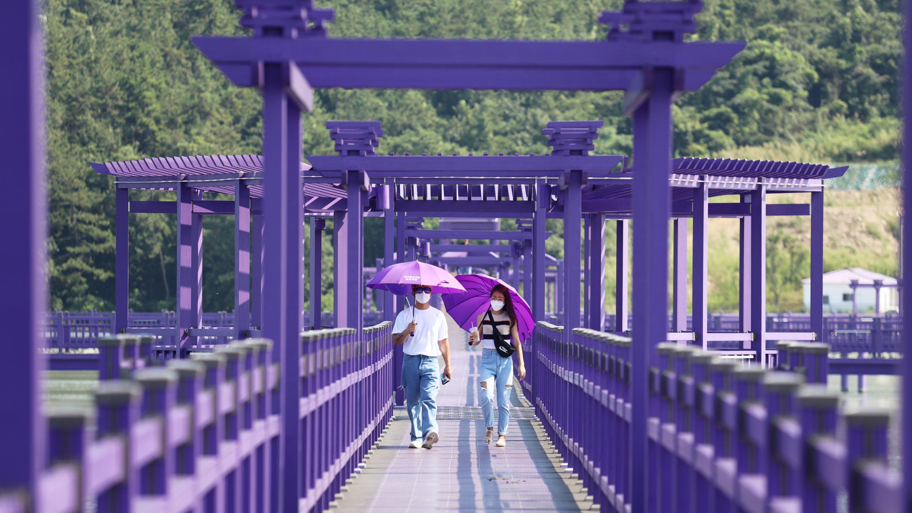 What is Purple village korea tourism policy?