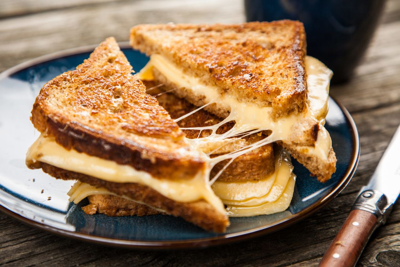 Go easy on yourself Thursday and make grilled cheese sandwiches for dinner.