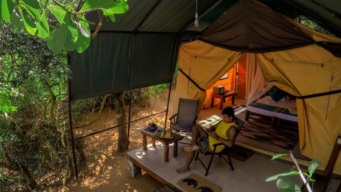 <strong>Yala glamping: </strong>In the south of Sri Lanka, near Yala National Park, Back of Beyond offers a glamping experience overlooking sprawling sand dunes and natural pools.