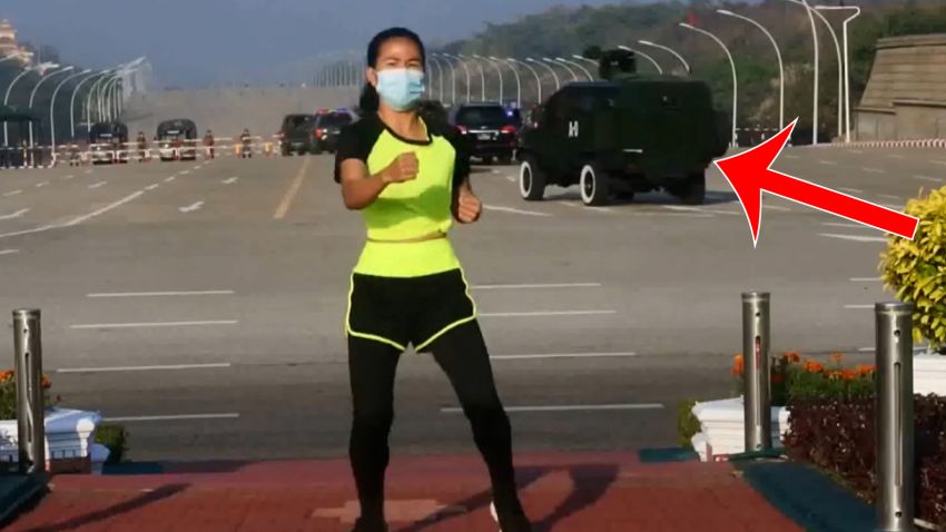 exercise video myanmar coup