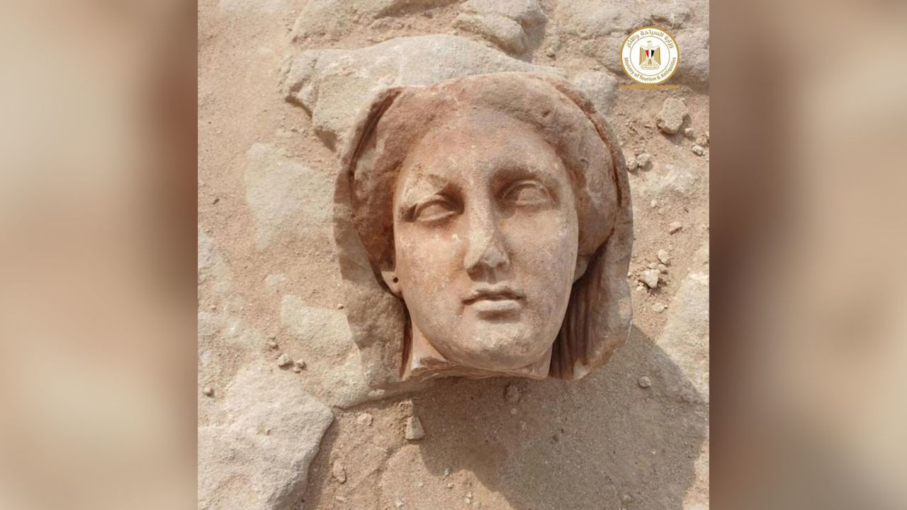 The finds were from the Greek and Roman eras, according to the Ministry of Tourism and Antiquities.