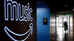 An employee waks in a hallway of the offices for Amazon Music and AWS in San Francisco, Calif. on Thursday, April 25, 2019. (Photo by Paul Chinn/San Francisco Chronicle via Getty Images)