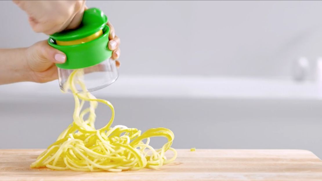 Zucchini Spaghetti Maker Best Spiraler Spiralizer Noodle Zoodler Fettuccine  Pasta Hand Slicer