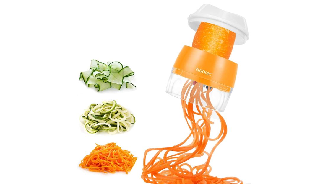 Veggetti Spiralizer, Spiral Vegetable Cutter, Vegetable Noodle Maker, as  Seen On TV, White Plastic