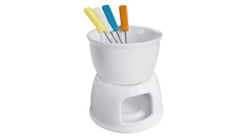 Tebery Fondue Set With 4 Color Forks