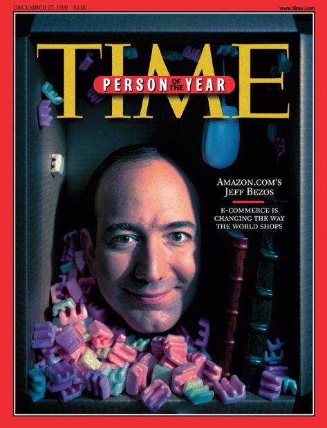 In 1999, Bezos was named Time magazine's Person of the Year.