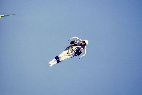 The first Super Bowl was held at the Los Angeles Memorial Coliseum in 1967. The halftime entertainment included trumpeter Al Hirt, a local high school drill team and the marching bands of Grambling State University and the University of Arizona. But the most memorable performers might have been the Bell Rocket Air Men flying around in jet packs.