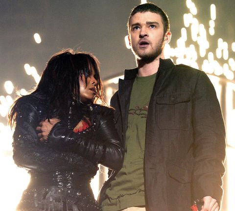 The 2004 show will forever be known for Janet Jackson's "wardrobe malfunction." Timberlake tore off a part of her clothing at the end of a song, revealing her right breast, and many people watching at home were outraged. The Federal Communications Commission ordered an investigation, and the NFL spent the next few years going with safer acts.