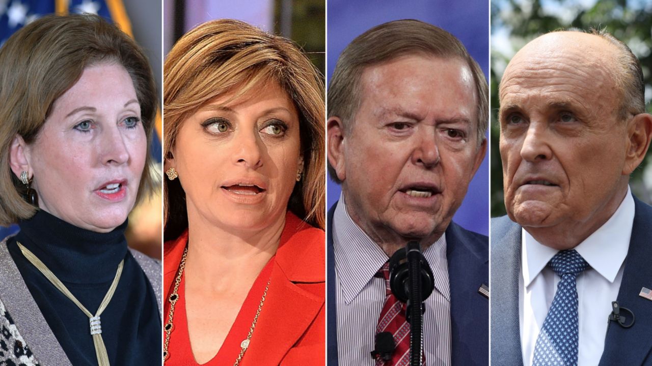 Powell Bartiromo Dobbs Giuliani SPLIT