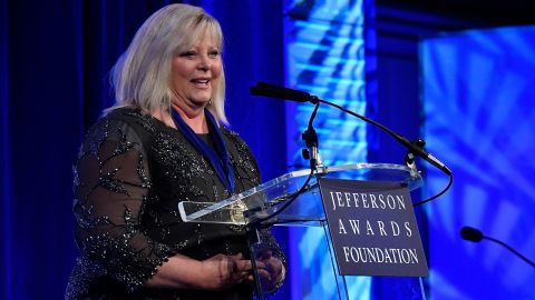 Patricia Derges speaks on stage at The Jefferson Awards Foundation 2017 DC National Ceremony on June 22, 2017 in Washington, DC. 