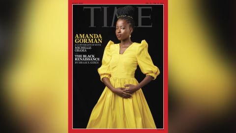 National Youth Poet Laureate Amanda Gorman is on the cover of Time's "Black Renaissance" issue. She spoke with former first lady Michelle Obama about overcoming impostor syndrome and sudden fame. 