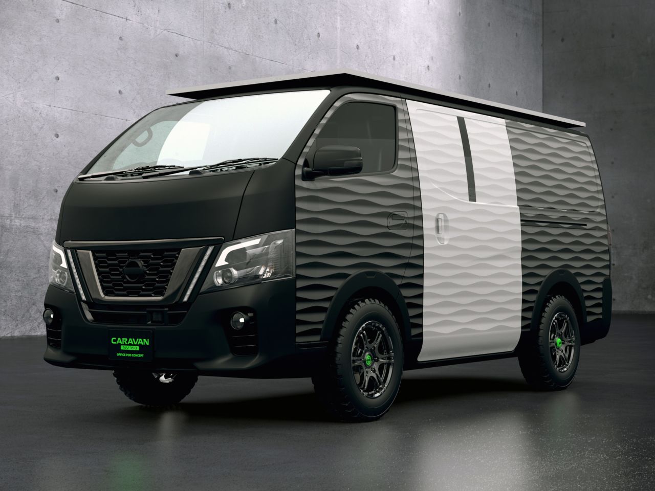 The concept design is based on Nissan's NV350 Caravan series.