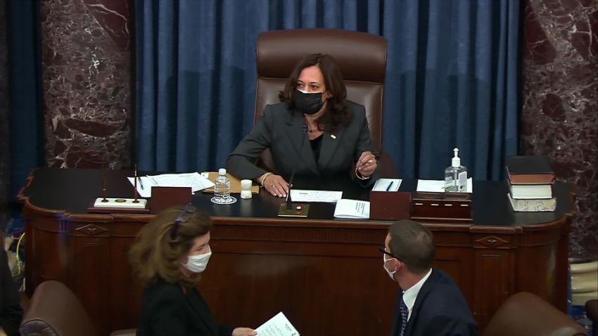 SCREENGRAB 01 kamala harris senate budget vote 0205