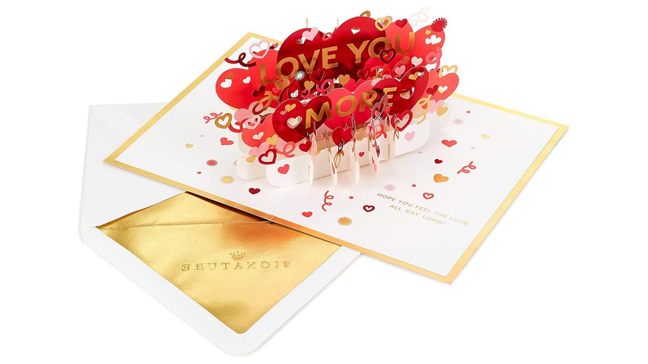 Hallmark Signature Wonder Pop Valentine's Day Card 