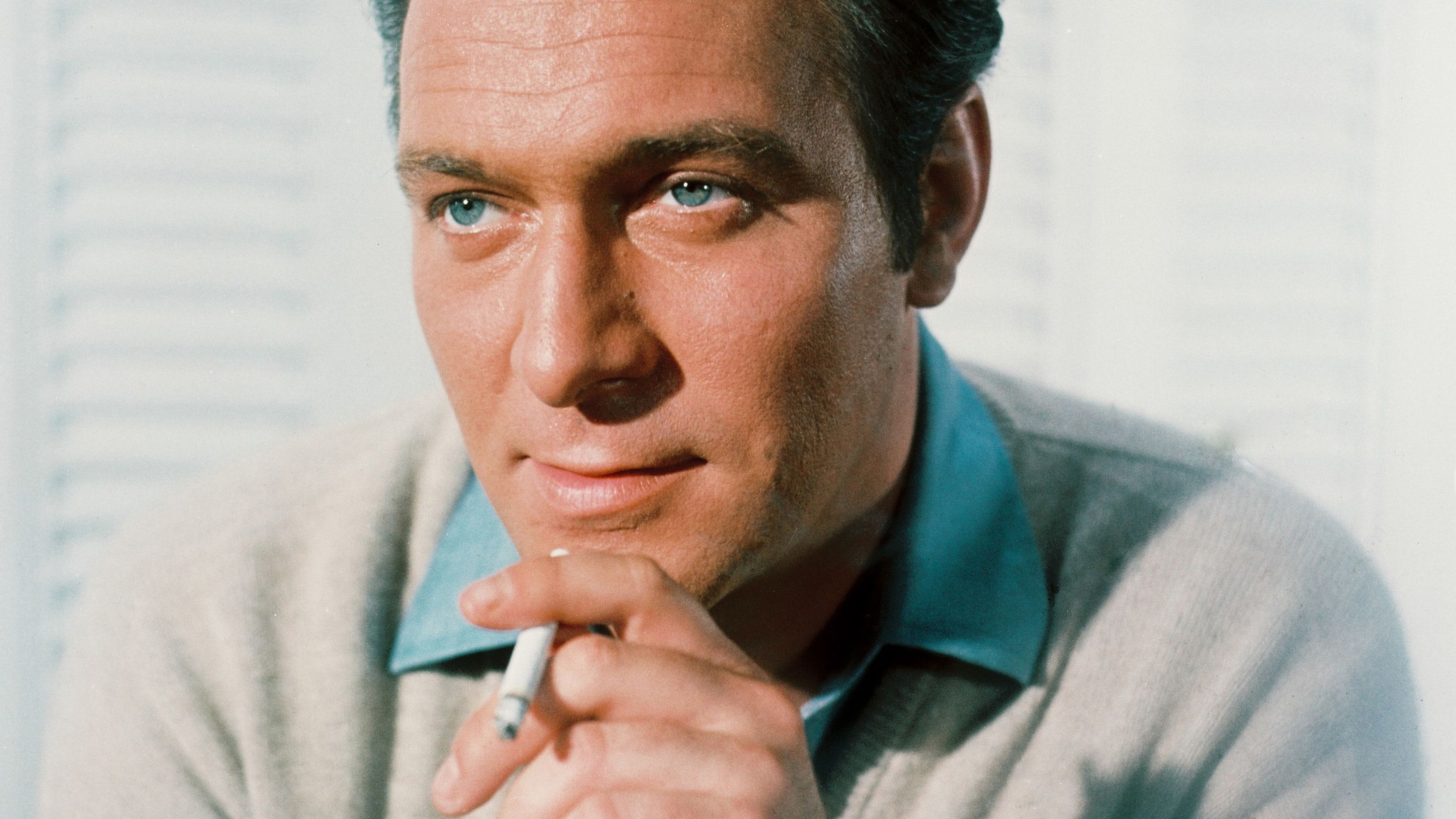Christopher Plummer smokes a cigarette in this studio portrait circa 1955. The trained Shakespearean actor was born in Toronto but grew up in Quebec.