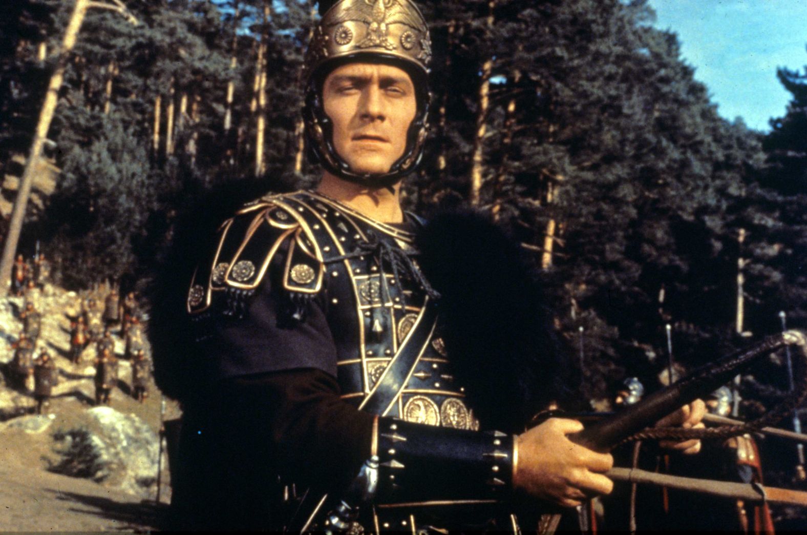 Plummer plays the emperor Commodus in "The Fall of the Roman Empire" (1964).