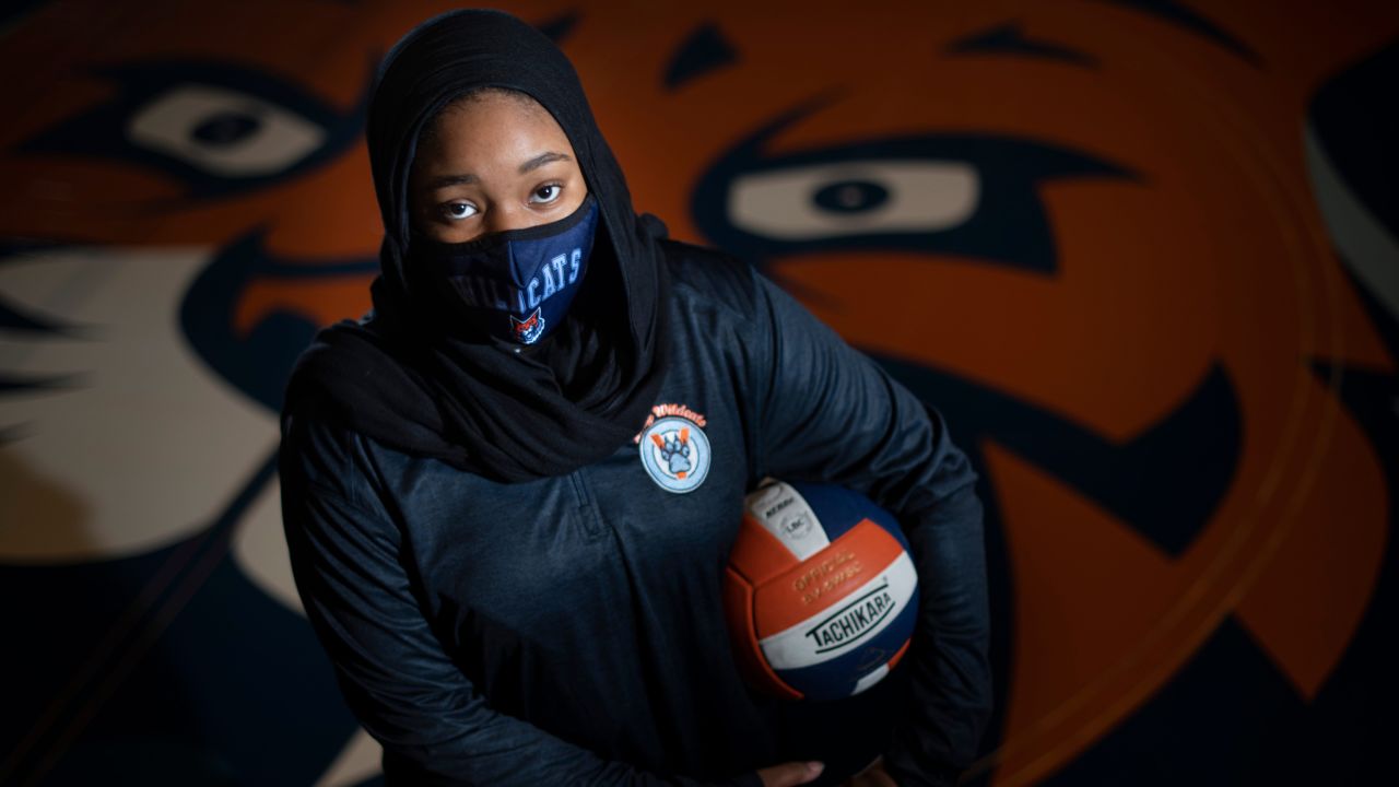 Valor Collegiate Prep freshman volleyball player Najah Aqeel was not allowed to play in a match because she didn't have a waiver to wear her hijab, which she wears as part of her religious beliefs. 