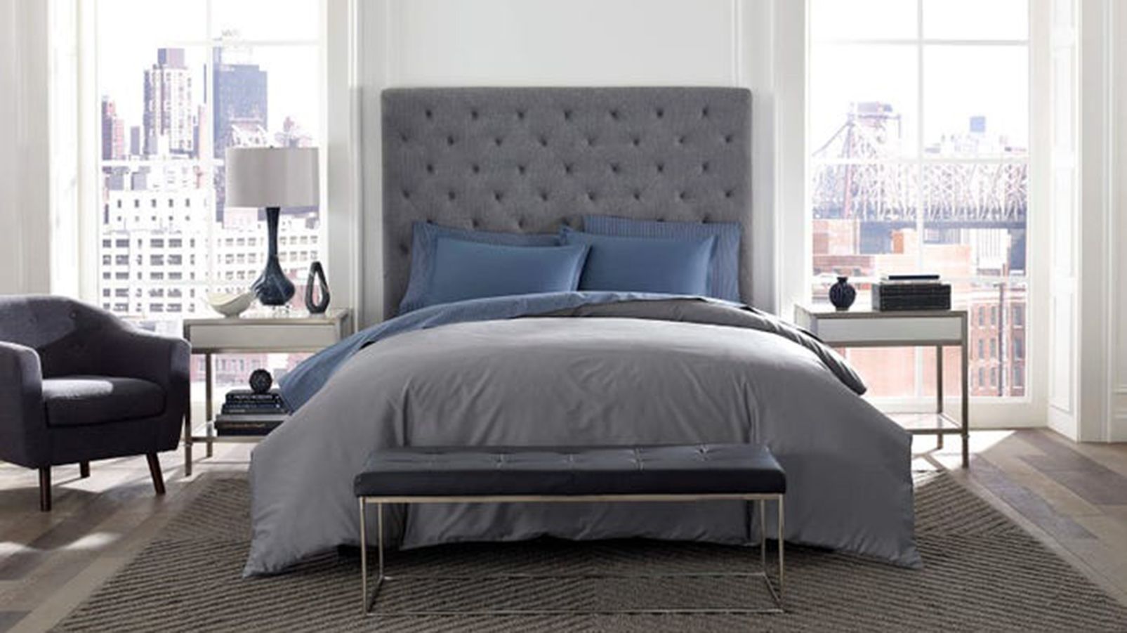 13 Best Minimalist Blue-Gray Duvet Covers 2018