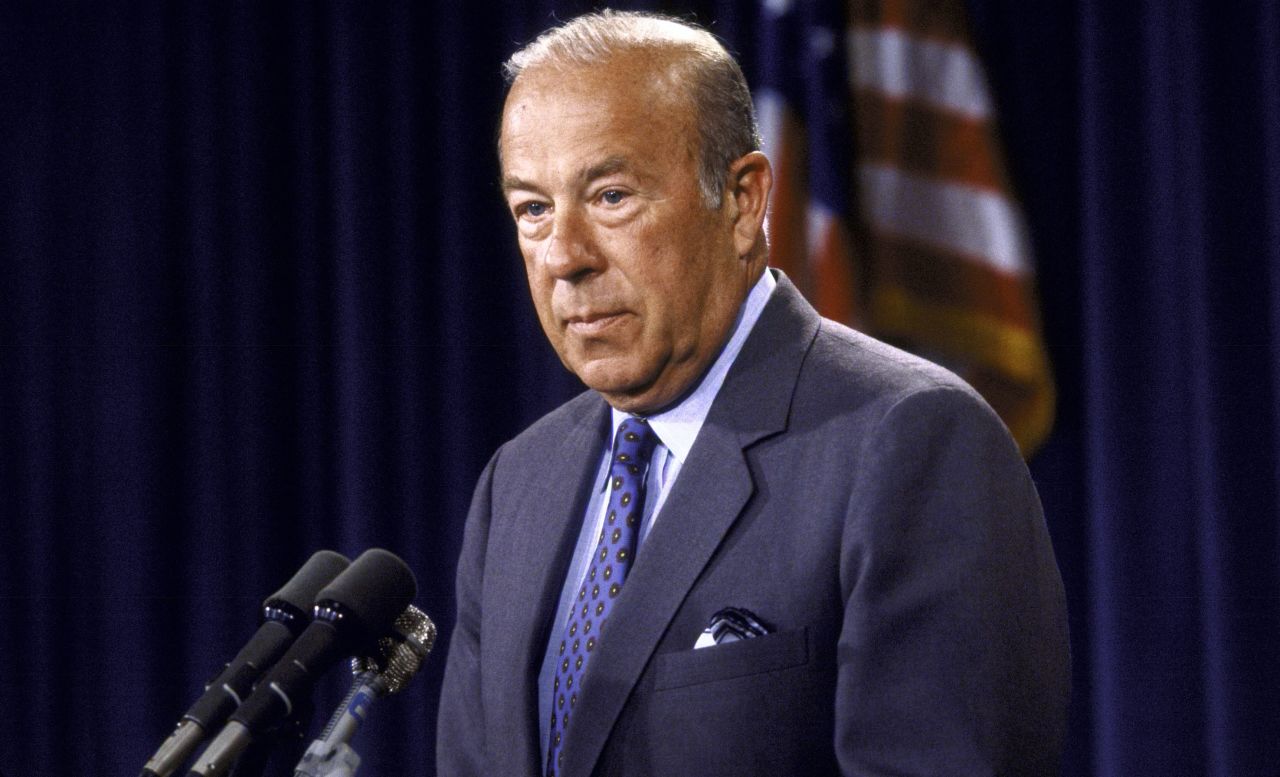 <a href="https://www.cnn.com/2021/02/07/politics/george-shultz-former-secretary-of-state-dead/index.html" target="_blank">George P. Shultz,</a> who played a central role in helping to bring the Cold War to an end as President Ronald Reagan's secretary of state, died February 6 at the age of 100, according to the Hoover Institution at Stanford University where he worked for over 30 years.