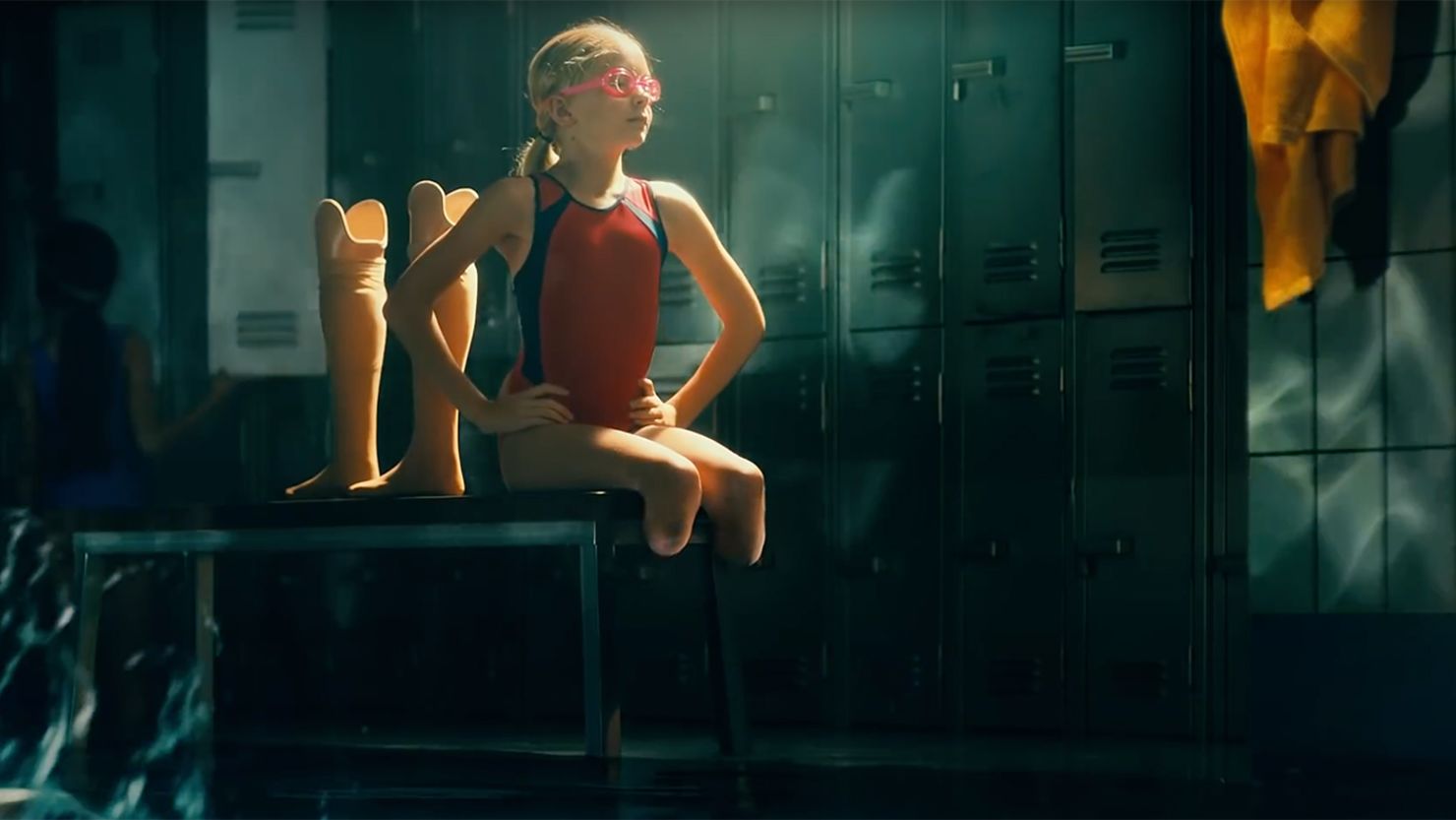 Toyota shows the story of Jessica Long, Paralympic swimmer, in its Super Bowl commercial.​