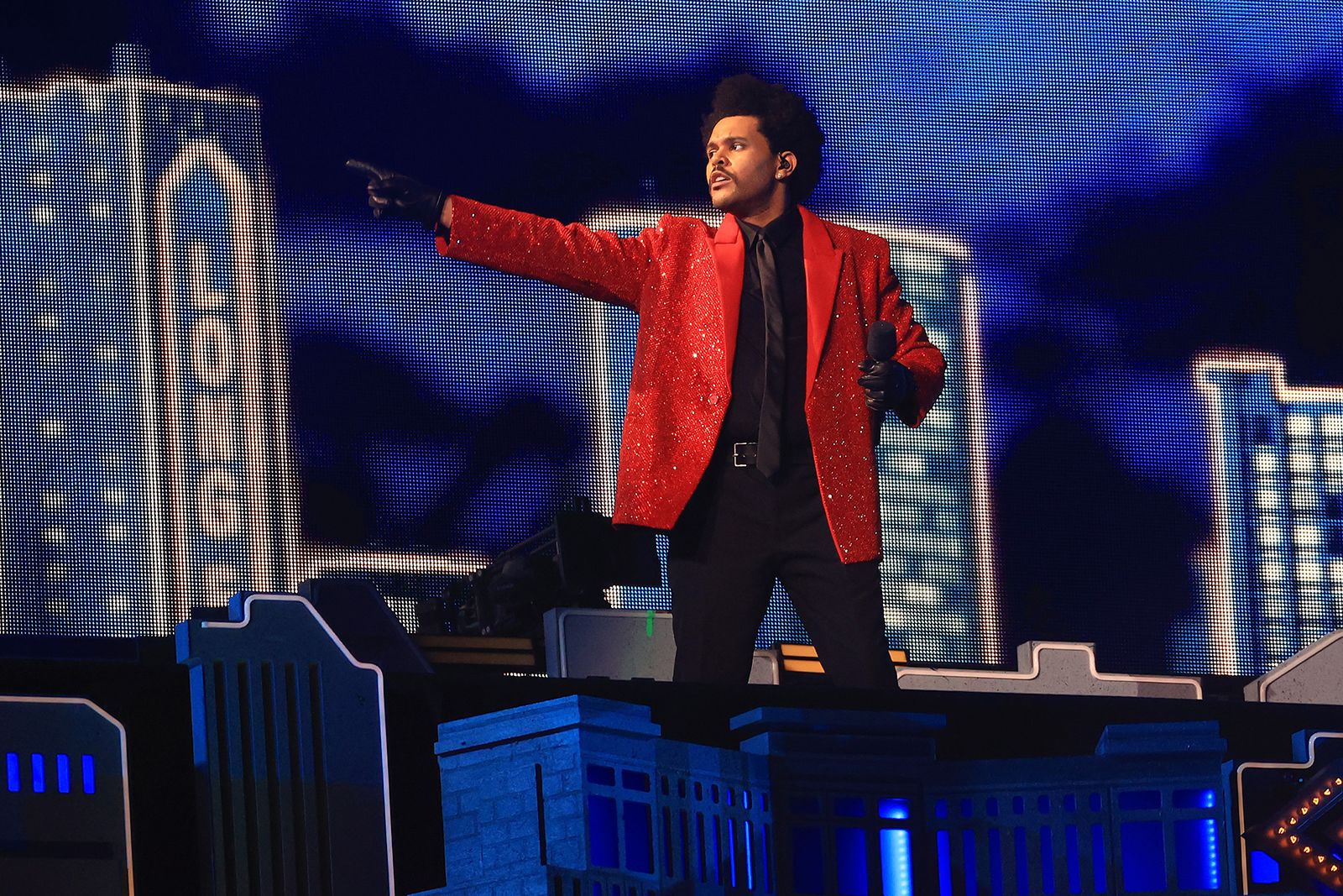 The Weeknd Red Blazer Coat  Buy Now The Weeknd Red Suit