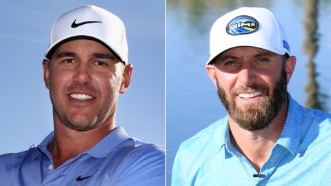 Koepka (left) and Johnson (right).