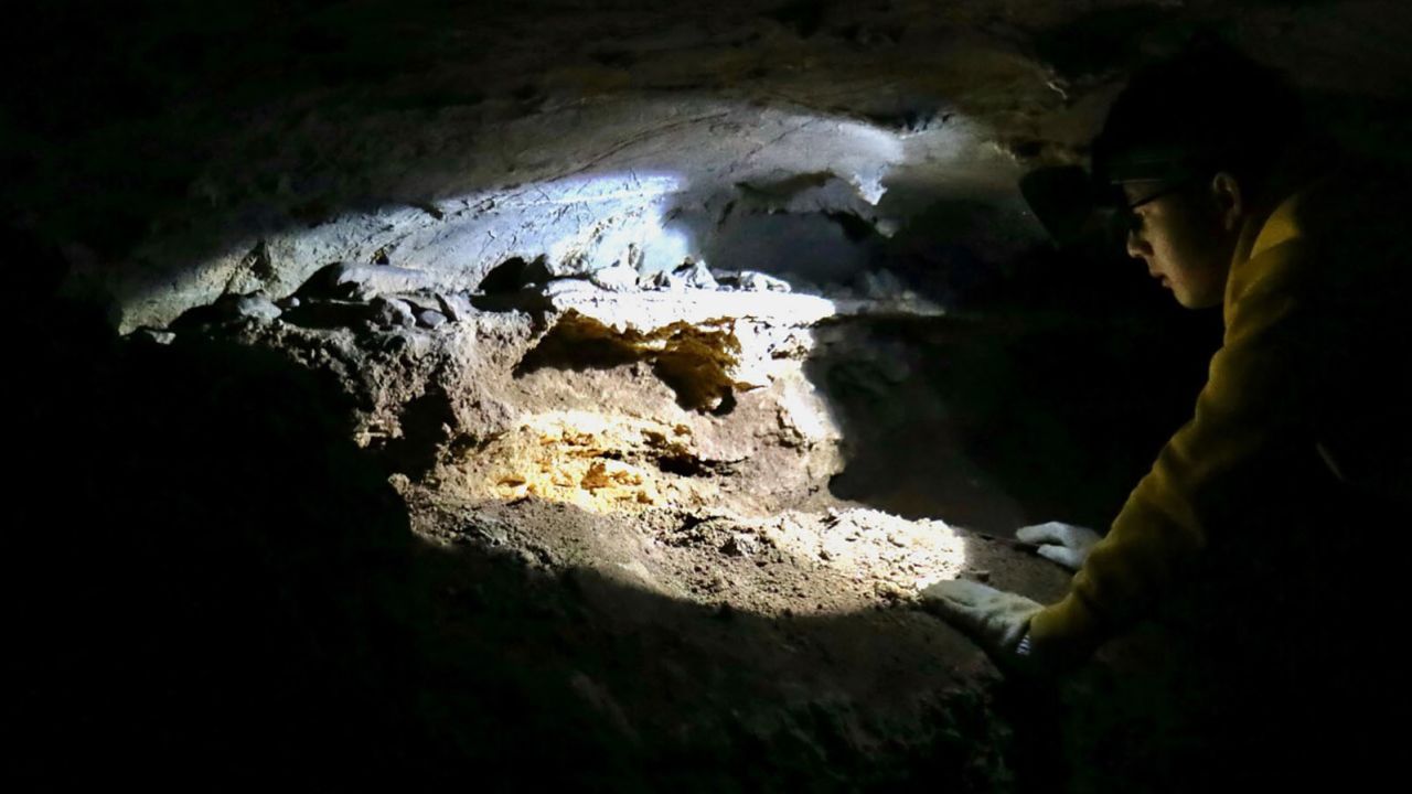 Fuyan cave in Daoxian County, Hunan province, China, is shown here. Scientists have dated teeth found inside the cave that suggest modern humans arrived in China less than 50,000 years ago.