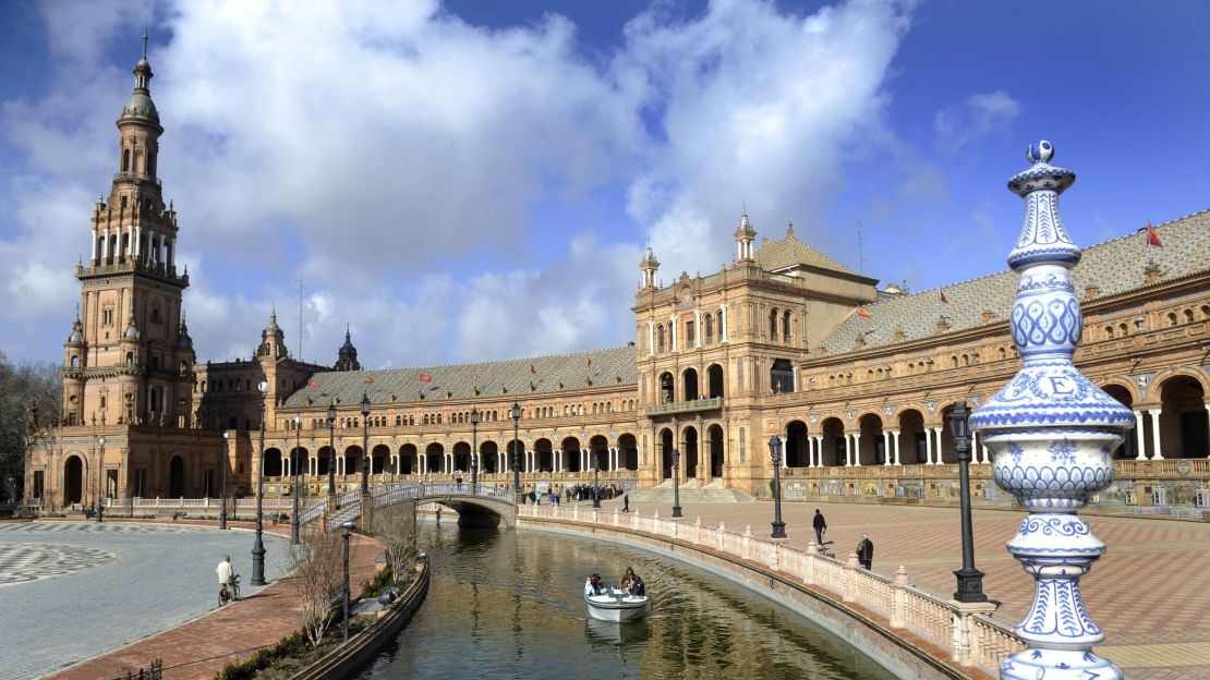 Nicole Hidalgo almost attended the wrong wedding in Seville, Spain, pictured here.