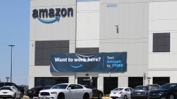 BESSEMER, AL - APRIL 11: A general view of the Amazon Fulfillment Center in Bessemer, Alabama on April 11, 2020. Amazon is still hiring employees during the Coronavirus (COVID-19) pandemic. (Photo by Michael Wade/Icon Sportswire) (Icon Sportswire via AP Images)