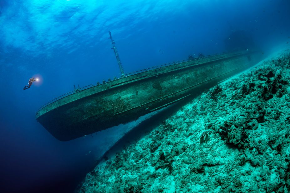 The Wrecks category was won by Tobias Friedrich, from Germany, with "Bowlander," taken near Nassau in the Bahamas.