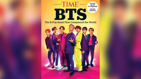 Time, in partnership with Meredith, produced a bookazine on Korean pop band BTS in July 2020.