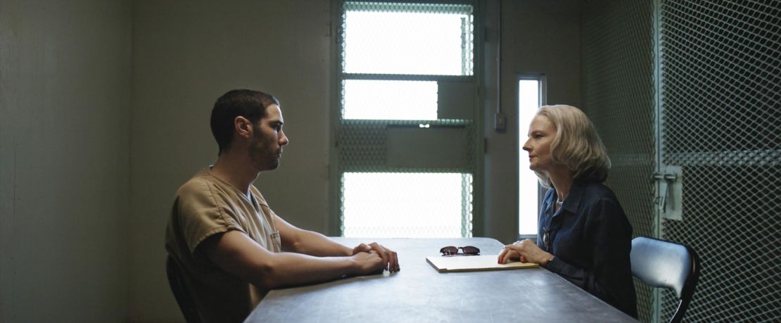 Tahar Rahim and Jodie Foster in 'The Mauritanian.'