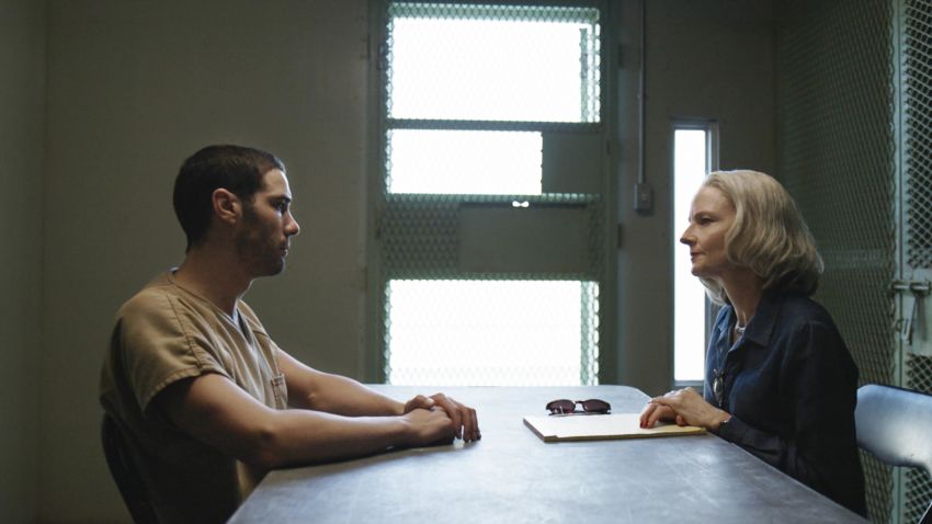Tahar Rahim and Jodie Foster in 'The Mauritanian.'