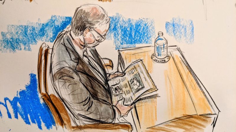 Inside The Senate Chamber: Sketches From Day 1 Of The Impeachment Trial ...