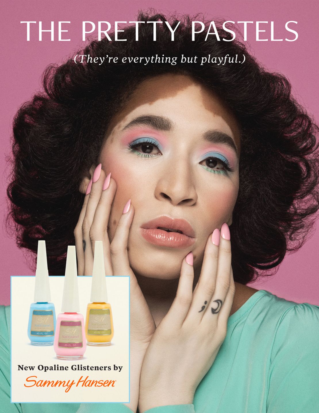 Prim'n' Poppin' aims to be a call for the beauty industry to diversify their talent pool and marketing strategies. This ad features model Jesi Taylor Cruz.