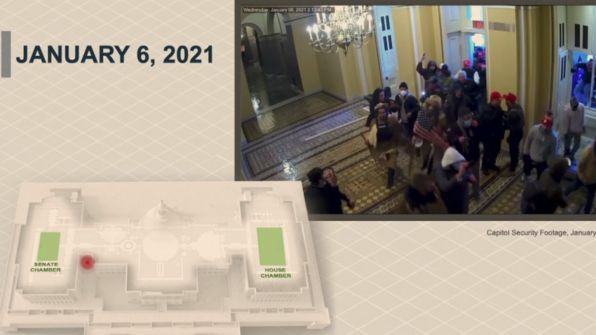 security footage capitol riot plaskett timeline impeachment trial two vpx _00203028.png