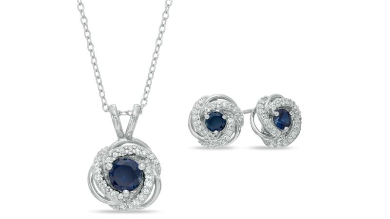Blue Single discount 80% WOMEN FASHION Accessories Costume jewellery set Blue Fashion Jewerly Blue necklace with diamonds 