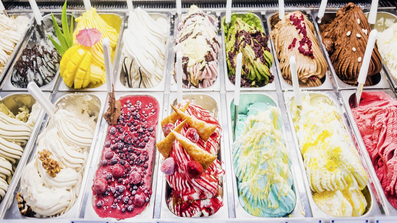 <strong>Gelato:</strong> Frozen milk, cream, eggs and sugar combine to form a taste of perfection. Traditional local flavors include pistachios, toasted almonds, lemons, mandarin oranges, figs and cactus figs.
