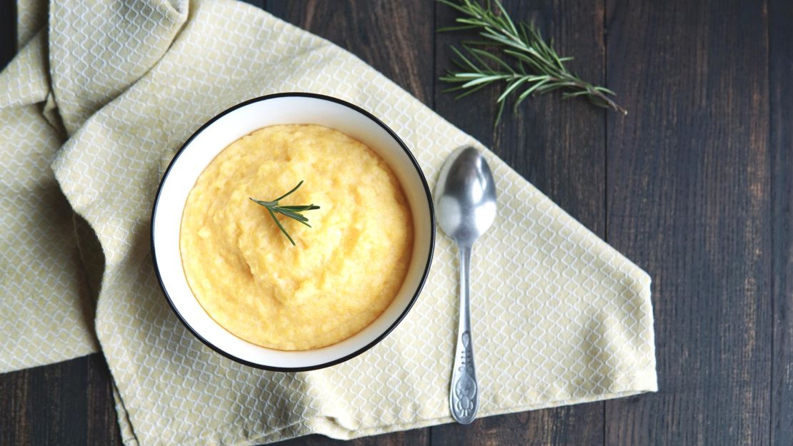 Polenta's neutral flavor makes it a great mix with many other foods.