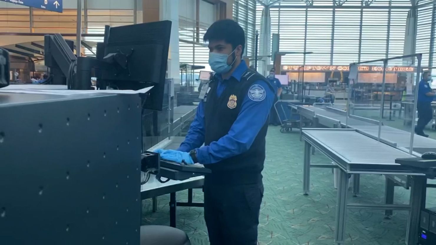 Transportation Security Officer Martin Rios said he'd heard about people flying to the wrong Portland by mistake, but this was the first time he'd seen it himself.