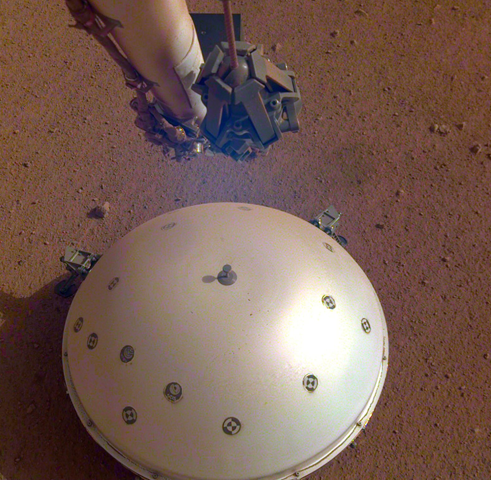 InSight's seismometer recorded a "marsquake" for the first time in April 2019.