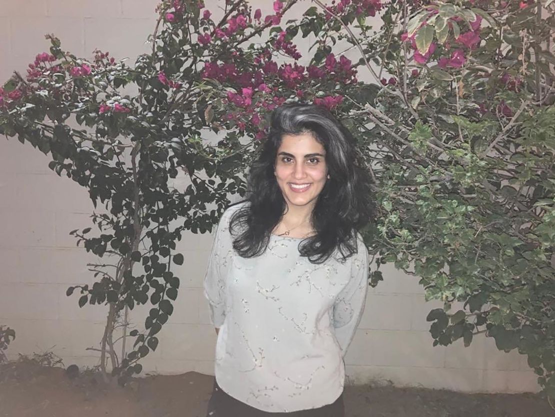 Loujain al-Hathloul at her family home after 1,001 days in prison.