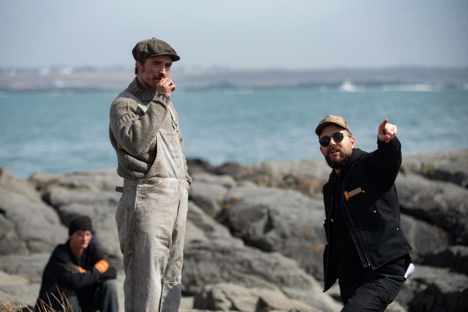 <strong>"The Northman" (directed by Robert Eggers) --</strong> After sending Willem Dafoe and Robert Pattinson to watery hell in "The Lighthouse," Eggers (pictured right, with Pattinson on the set) has an epic on his hands with 10th century Icelandic thriller "The Northman." Eggers reunites with Dafoe and Anya Taylor-Joy ("The Witch"), and <a href="https://www.focusfeatures.com/article/seven_movies_focus-2021-slate" target="_blank" target="_blank">Nicole Kidman, Ethan Hawke and Björk </a>join the party, with Alexander Skarsgard leading as a prince out for revenge. Production wrapped last December, and soundbites from the cast suggest <a href="https://www.indiewire.com/2020/12/robert-eggers-wraps-production-the-northman-details-1234604038/" target="_blank" target="_blank">awe and terror</a> -- so just another day at the office for Eggers then.